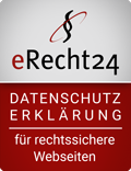 eRecht24 Datenschutzerklräung für rechtssichere Websites
